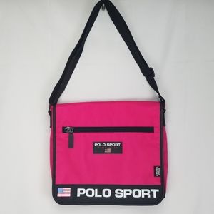 Vintage 90s Ralph Lauren Polo Sport Messenger Bag